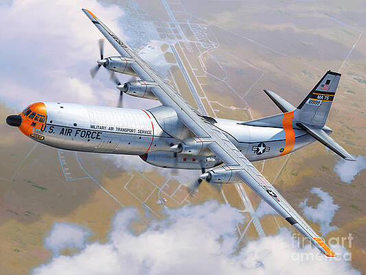 C-133 Cargomaster Over Travis by Stu Shepherd C-133 Cargomaster Over Travis by Stu Shepherd