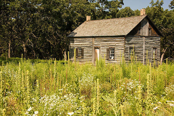 Wall Art - Photograph - Cabin in the Prairie by Sue Leonard