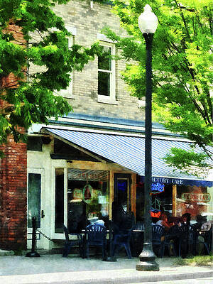 Wall Art - Photograph - Cafe Albany NY by Susan Savad