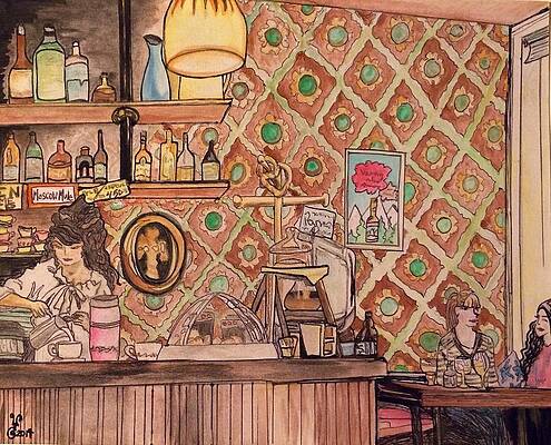 Cafe Brecht Amsterdam by Yabette Swank Cafe Brecht Amsterdam by Yabette Swank