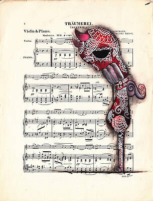 Wall Art - Painting - Call Up on by Abril Andrade