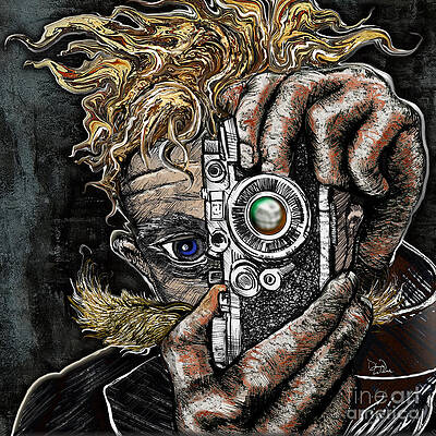 Retro Hipster Selfie by Doug LaRue Retro Hipster Selfie by Doug LaRue