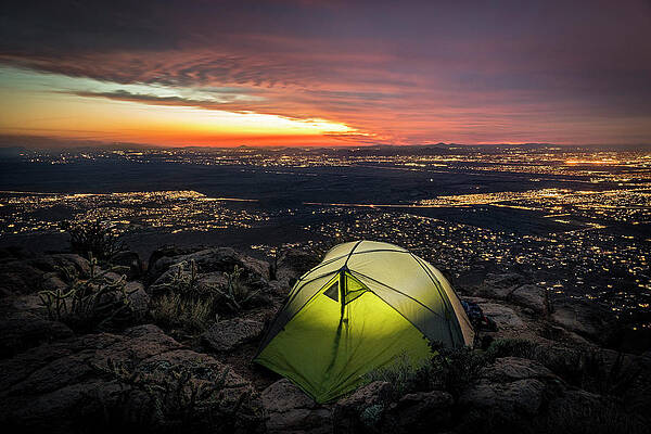 Wall Art - Photograph - Camping On The Edge Of Civilization by Kyle Ledeboer