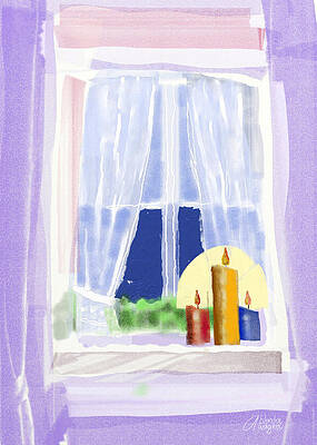 Candles In The Window by Suzanne Blender Candles In The Window by Suzanne Blender