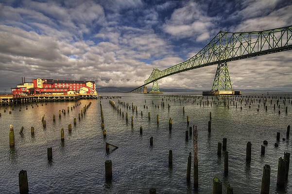 Cannery Pier Hotel and Astoria Bridge by Mark Kiver Cannery Pier Hotel and Astoria Bridge by Mark Kiver