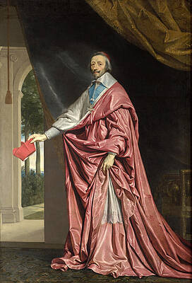 Cardinal de Richelieu Print by Philippe de Champaigne