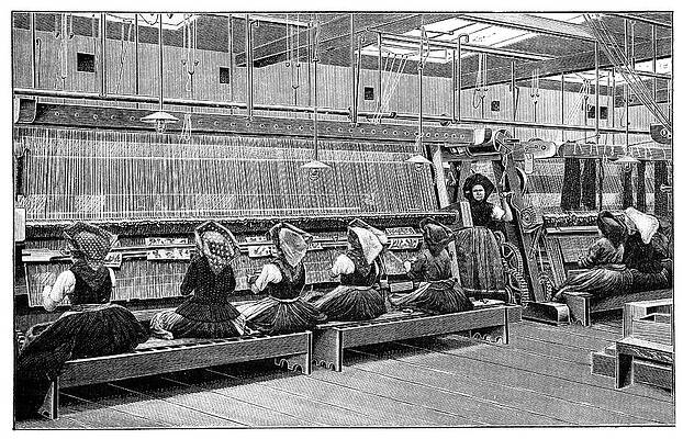 Wall Art - Photograph - Carpet Weaving In Turkey by Science Photo Library