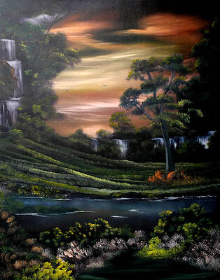 Cascades from Heaven by Cynthia Adams