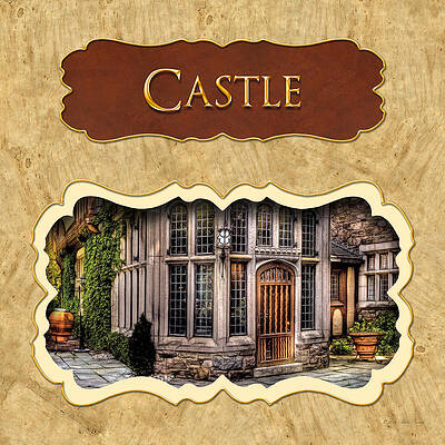 Wall Art - Photograph - Castle button by Mike Savad
