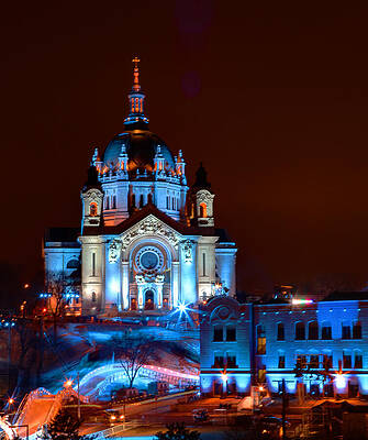 Cathedral of St Paul All Dressed Up For Red Bull Crashed Ice by Wayne Moran Cathedral of St Paul All Dressed Up For Red Bull Crashed Ice by Wayne Moran