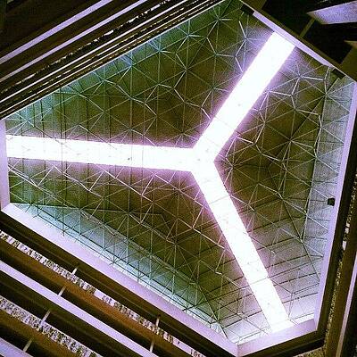 Wall Art - Photograph - Ceiling At The Bayview Beach Resort by Camera Hacker