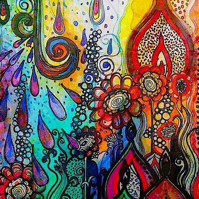 Wall Art - Photograph - Changes ... #watercolor #doodle #fun by Robin Mead