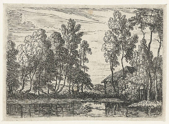 Wall Art - Drawing - Channel, Lodewijk De Vadder by Lodewijk De Vadder