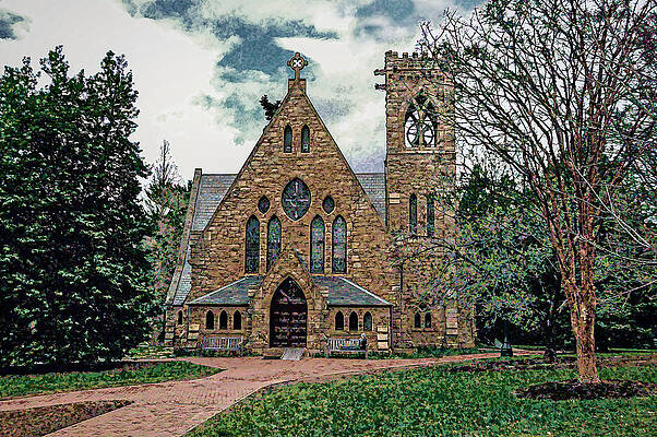 Wall Art - Photograph - Chapel at University of Virginia by Jerry Gammon