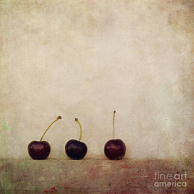 Wall Art - Photograph - Cherries by Priska Wettstein