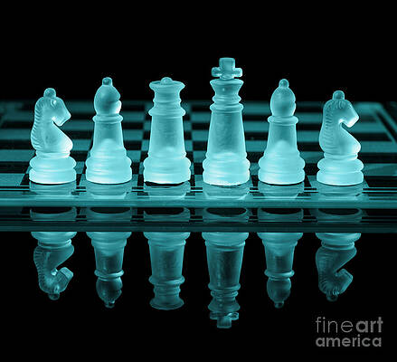 Kanashi_hitoo - 'Check Mate', Acrylic Glass Print, Shatter-Resistant Wall  Art