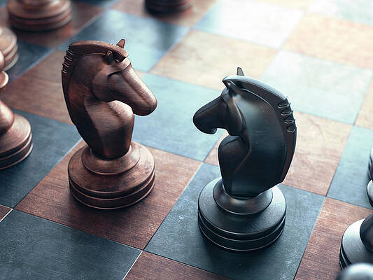 Chess Pawns by Kateryna Kon/science Photo Library