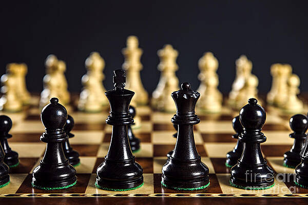 Chess, chess pieces, compass Stock Photo - Alamy
