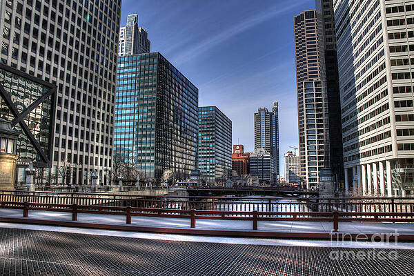  Photograph - Chicago Loop Bridges by Steven K Sembach 