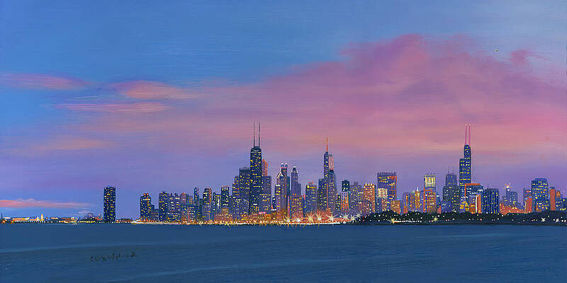 Chicago Skyline by Cecilia Brendel Chicago Skyline by Cecilia Brendel