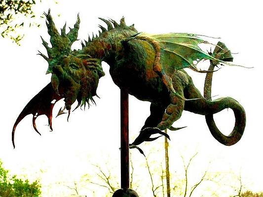 Chicken Gone Wrong Weathervane by David Smith