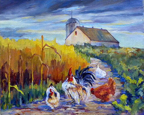 Chickens in the Cornfield by Peggy Wilson Chickens in the Cornfield by Peggy Wilson