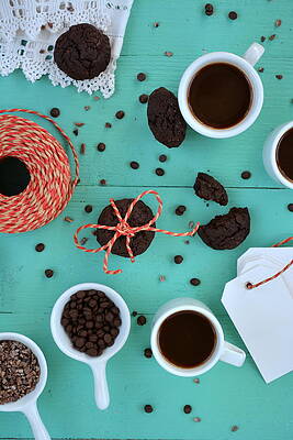 Wall Art - Photograph - Chocolate And Cacao Nib Cookies by Amália Túry