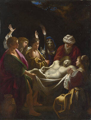 Christ carried to the Tomb Print by Sisto Badalocchio