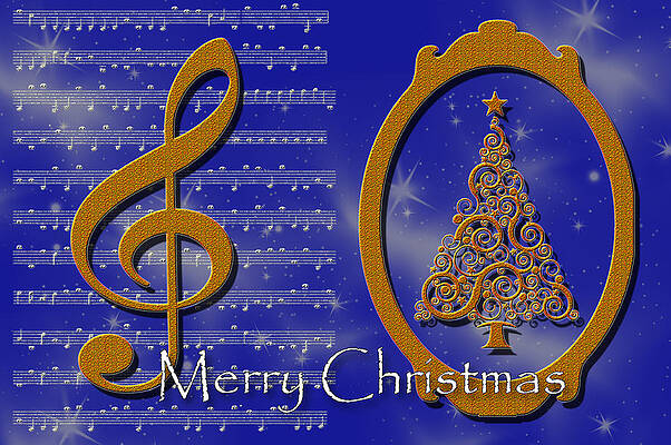 Wall Art - Digital Art - Christmas Carols by Randi Grace Nilsberg