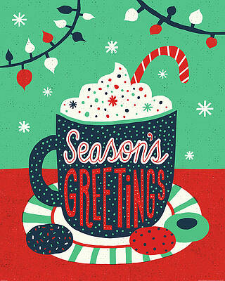 Wall Art - Painting - Christmas Cocoa by Michael Mullan