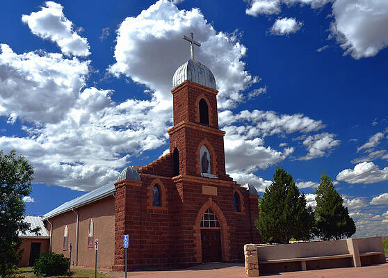 Church at Puerto de Luna NM by Karl Moffatt Church at Puerto de Luna NM by Karl Moffatt