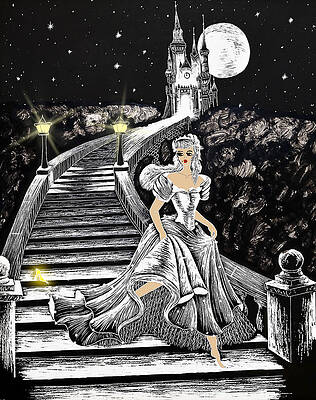 Snow White, Cinderella, Ariel by Mihaela Pater