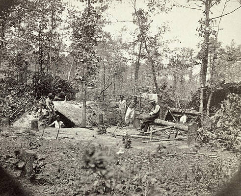 Wall Art - Photograph - Civil War Bomb Shelters by Granger