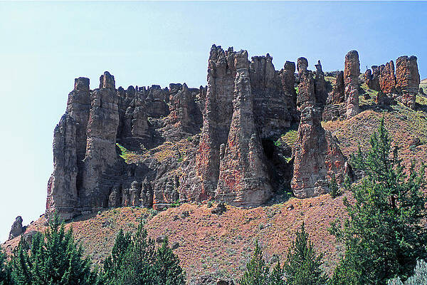 Wall Art - Photograph - M-A5706-Clarno Palisades by Ed  Cooper Photography
