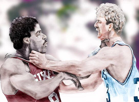 Clash Of The Titans 1984 - Bird and Doctor J by Reggie Duffie Clash Of The Titans 1984 - Bird and Doctor J by Reggie Duffie