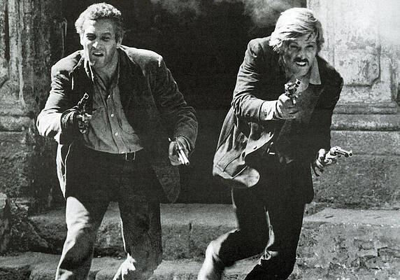 Wall Art - Digital Art - Classic Photo of Butch Cassidy and the Sundance Kid by Georgia Clare