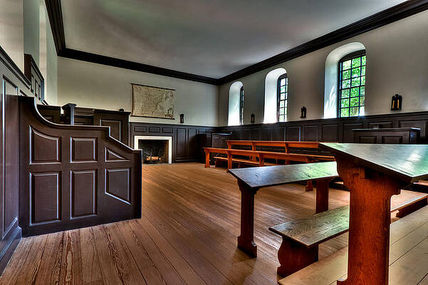 Wall Art - Photograph - Classroom Wren Building by Jerry Gammon
