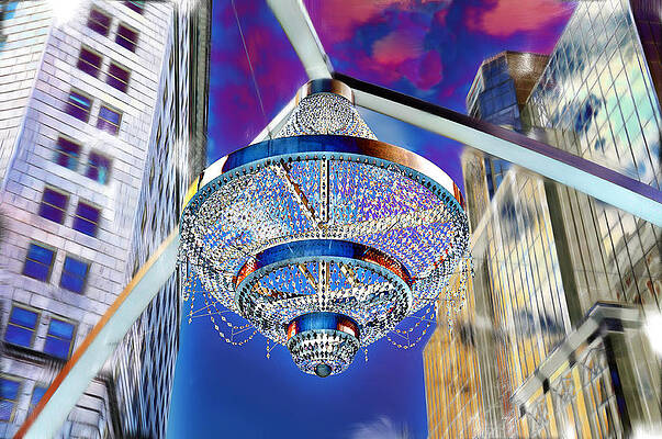 Cleveland Playhouse Square Outdoor Chandelier - 1 by Mark Madere Cleveland Playhouse Square Outdoor Chandelier - 1 by Mark Madere