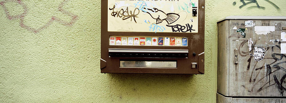 The Vintage Cigarette Machines now Coughing up Art