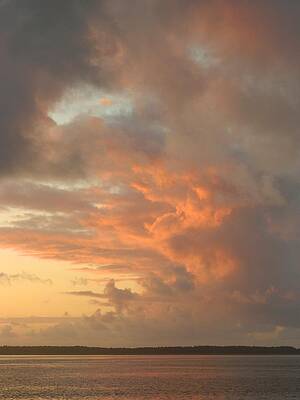 Wall Art - Photograph - Clouds Reflecting Red by Gallery Of Hope
