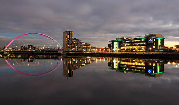 Wall Art - Photograph - Clyde Reflections by Grant Glendinning