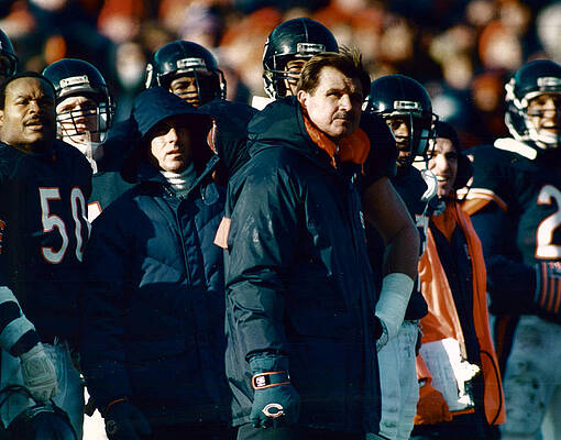 Wall Art - Photograph - Coach Mike Ditka by Retro Images Archive