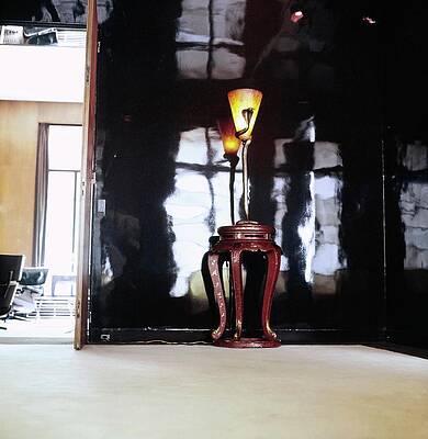 Wall Art - Photograph - Cobra Lamp On A Chinese Table by Horst P. Horst