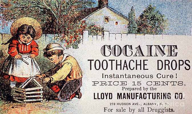 Wall Art - Photograph - Cocaine Toothache Drops by Science Source