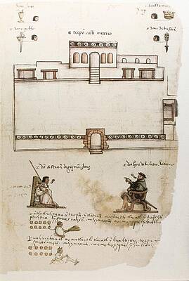 Wall Art - Photograph - Codex Osuna Cdice Osuna. 16th C by Everett