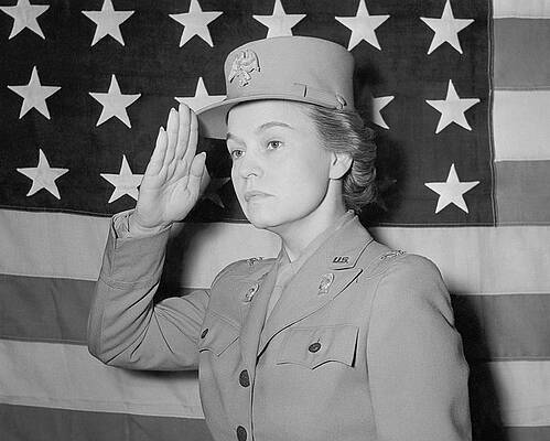 Wall Art - Photograph - Colonel Oveta Culp Hobby, The First by Everett