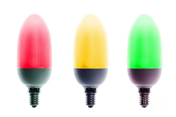 Wall Art - Photograph - Colored Lights, Artwork by Sigrid Gombert