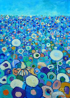 Wall Art - Painting - Colors Field In My Dream by Ana Maria Edulescu