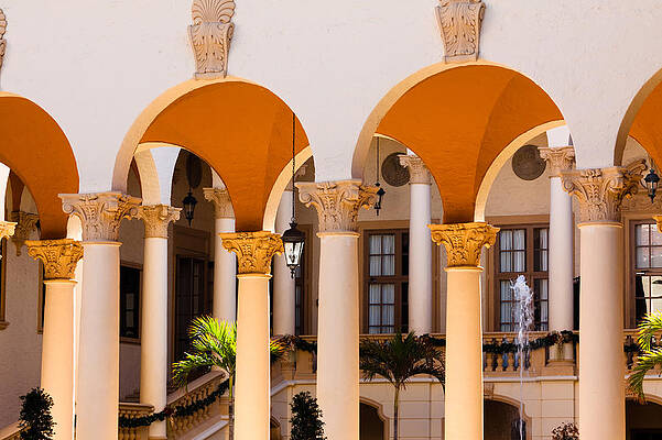 Wall Art - Photograph - Columns and Arches at the Biltmore by Ed Gleichman
