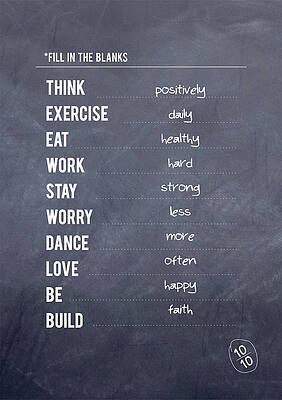 Wall Art - Digital Art - Combination Of All Type of Typography Quotes Poster by Lab No 4 - The Quotography Department